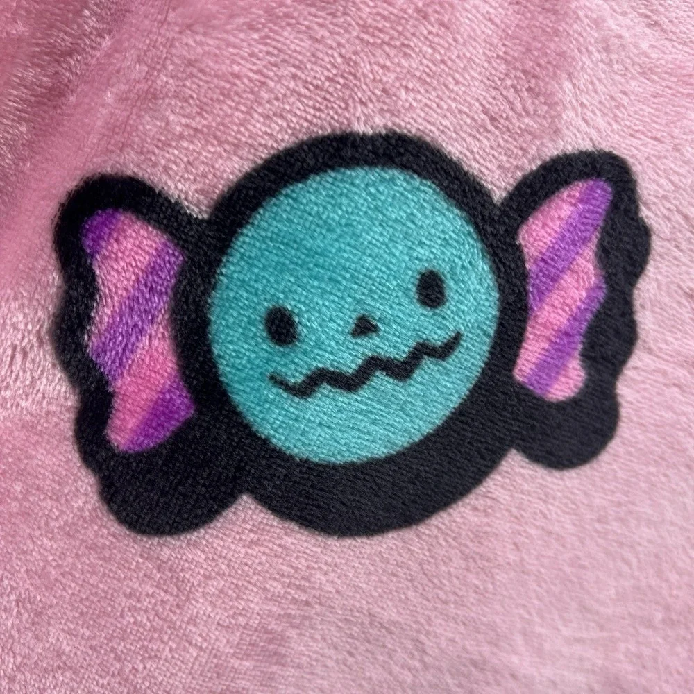Hello Kitty Halloween Pumpkin Mummy Bats Candy 50 x 70 Plush Throw Blanket 🎃🍭